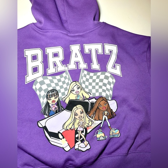 Women’s Purple Bratz tracksuit with rhinestone detailing and graphics - Picture 4 of 5
